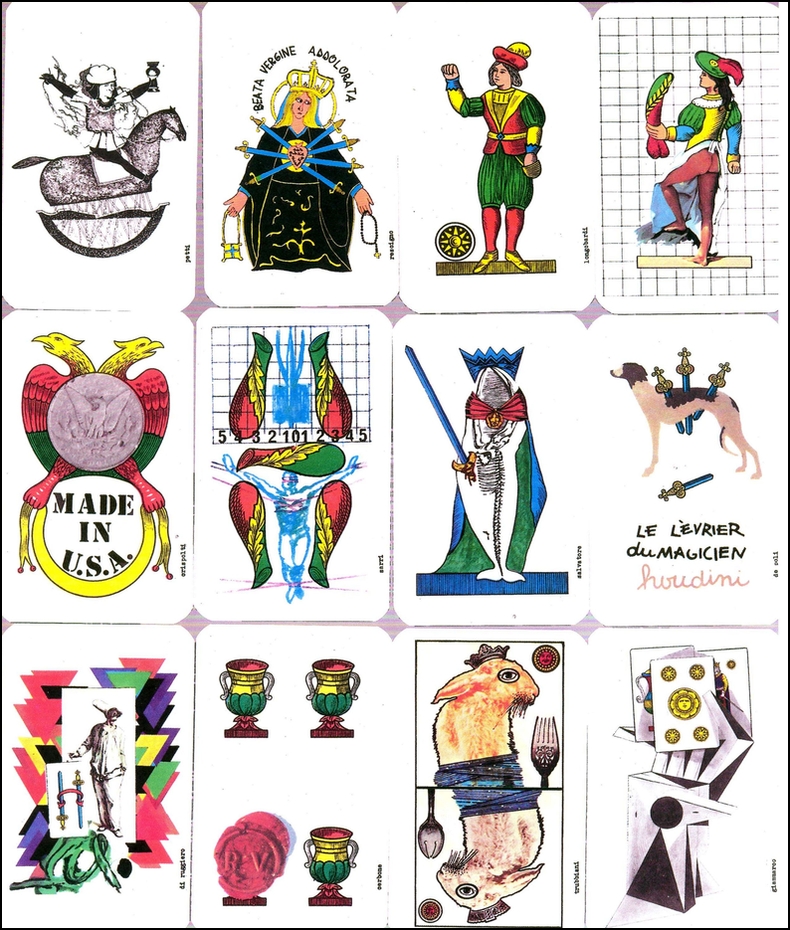 Napoletane Surrealiste Tarocchi E Carte Da Gioco Tarot And Playing Cards